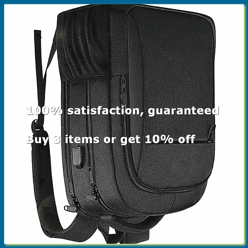 Laptop Bag Waterproof - Ransel Laptop Perjalanan Besar, Tas Laptop