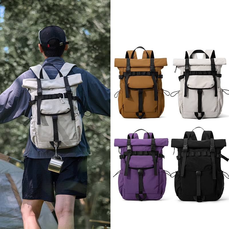 Laptop Bag Waterproof - Tas ransel pria baru model roll