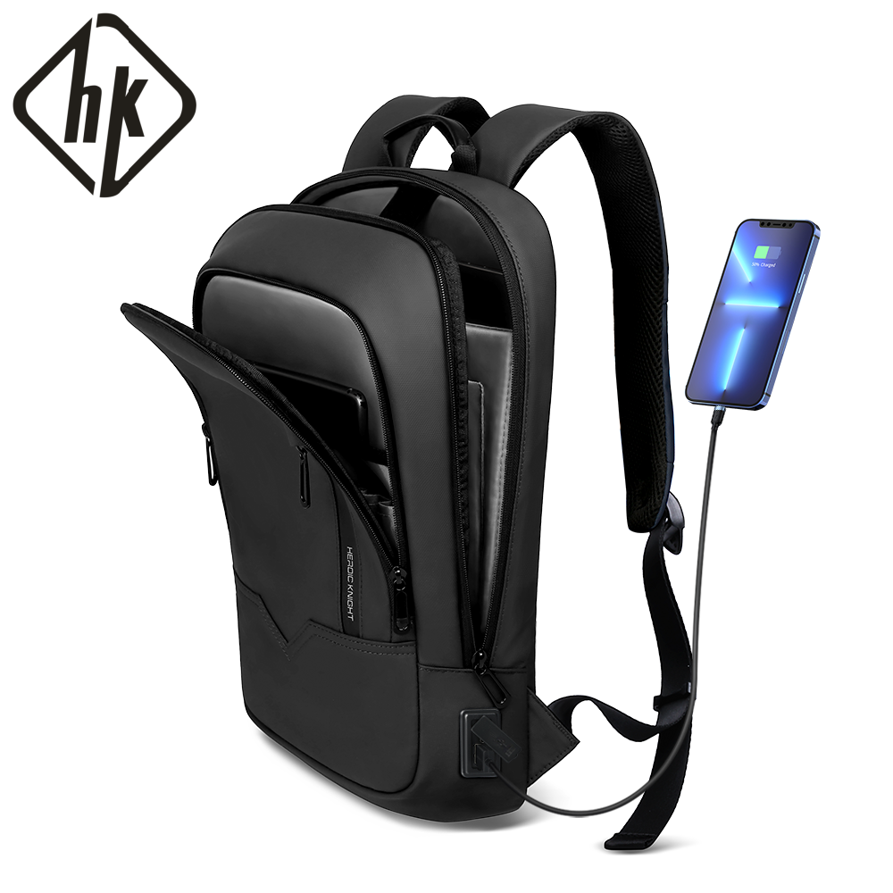 Laptop Bag Waterproof - Tas Ransel Bisnis Slim HK untuk