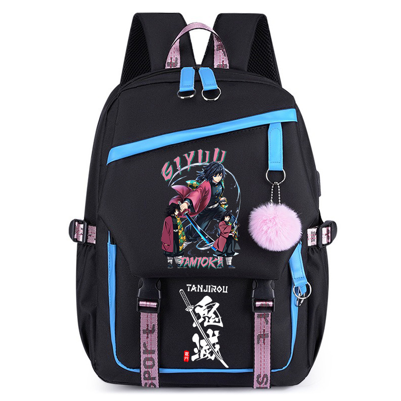 Laptop Accessories Organizer Bag - Tas Sekolah Demon Slayer Karakter Anime