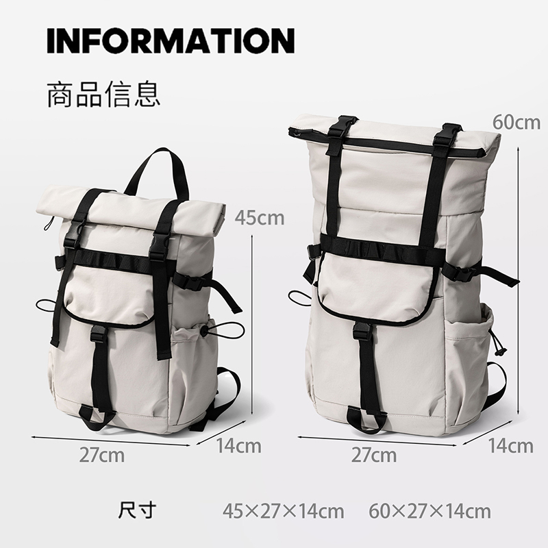 Tas ransel pria baru model rol - Laptop Bag Waterproof ulasan dan harga