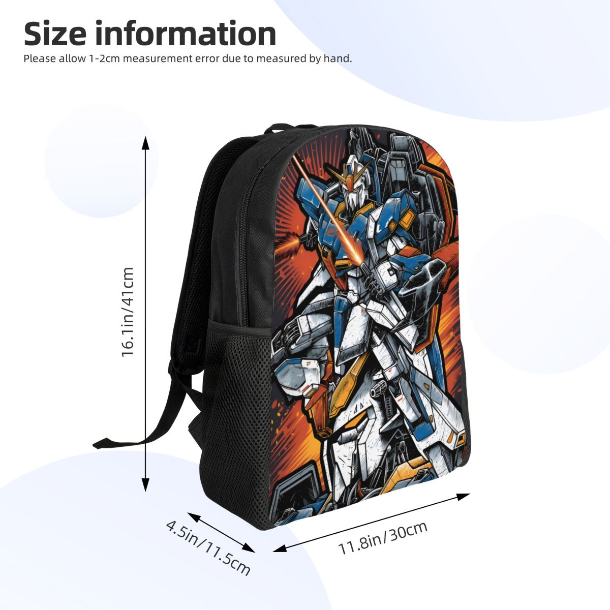 Ransel Manga G-Gundams Cetak 3 - Laptop Accessories 3D Print ulasan dan harga