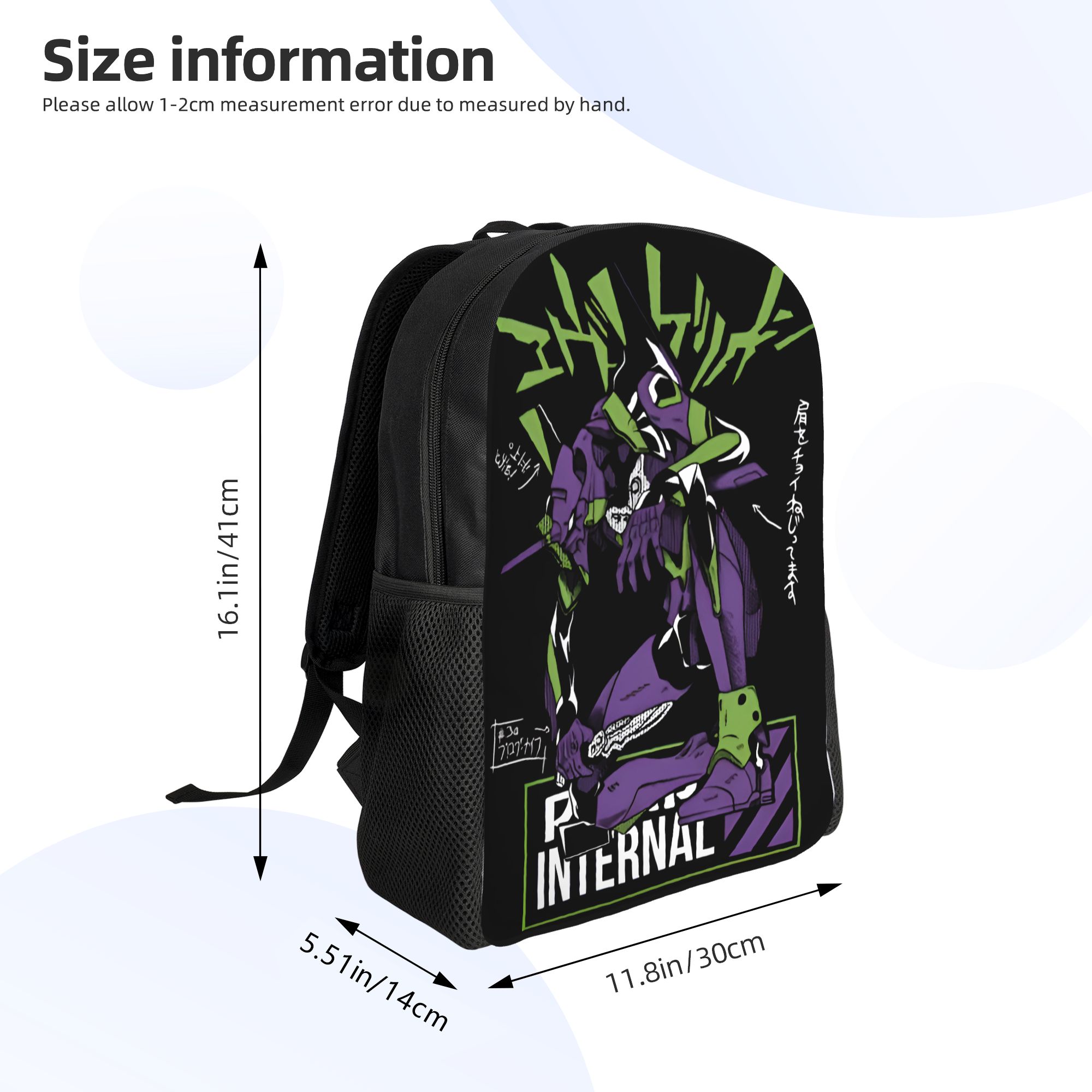 Ransel E-evangelion Cetak 3D T - Laptop Accessories 3D Print ulasan dan harga