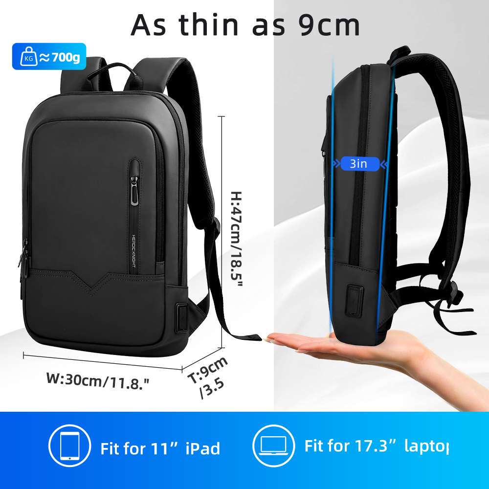 Tas Ransel Bisnis Slim HK untu - Laptop Bag Waterproof ulasan dan harga