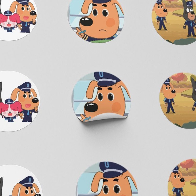 Stiker Karakter Lucu Sheriff L - Laptop Bag Waterproof ulasan dan harga